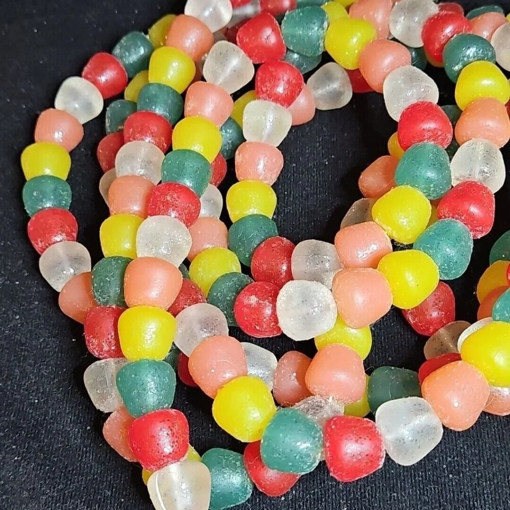 LeMax Sugar N Spice Gumdrop Garland Lot Christmas Tree Decorations Sugared Candy